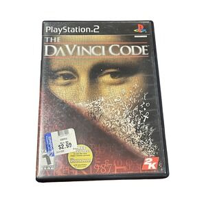 The Da Vinci Code Sony PlayStation 2 PS2 Game 2K Games Action Adventure CIB